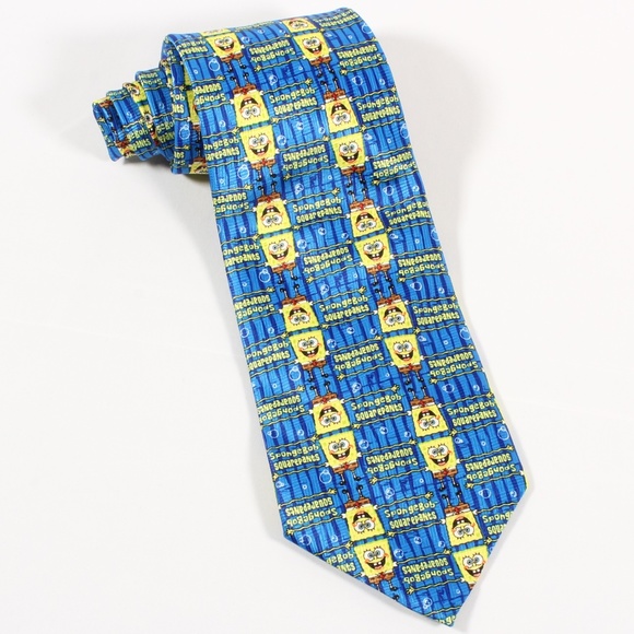 💛Vintage Nickelodeon Men’s Spongebob Necktie Tie - Picture 2 of 6